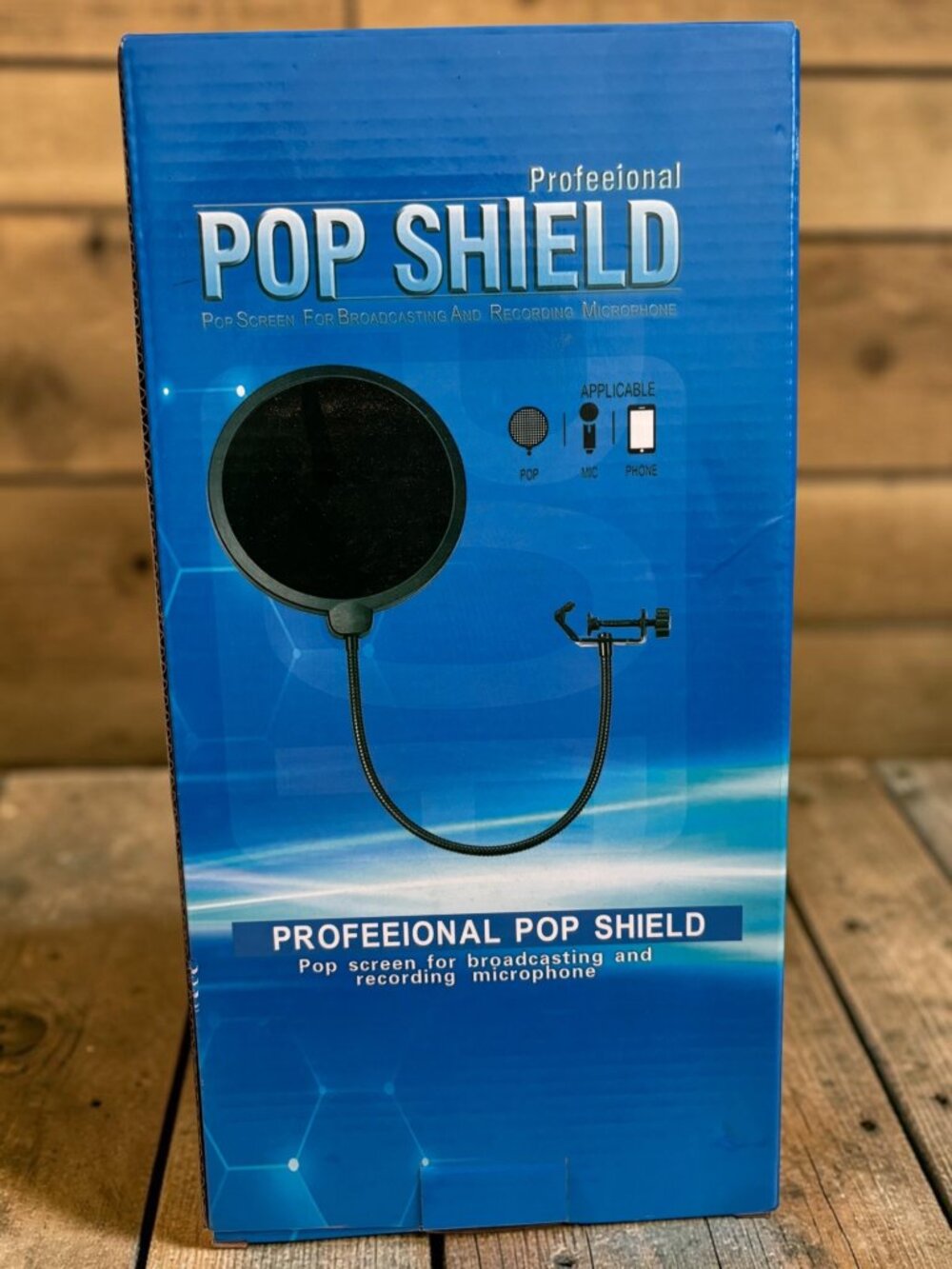 Profeeional Pop Shield For Microphones & Recording Equipment